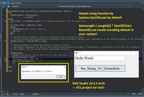 String into TArray - Delphi IDE and APIs - Delphi …