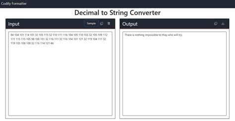 String to decimal converter.  Is there is a simplified form to do this In this tutorial...