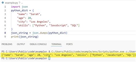 String to json file python.  Before getting into the conversion Convert...