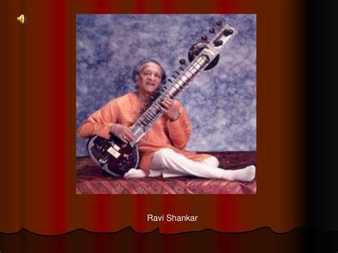 Stringed instrument played by ravi shankar instrument