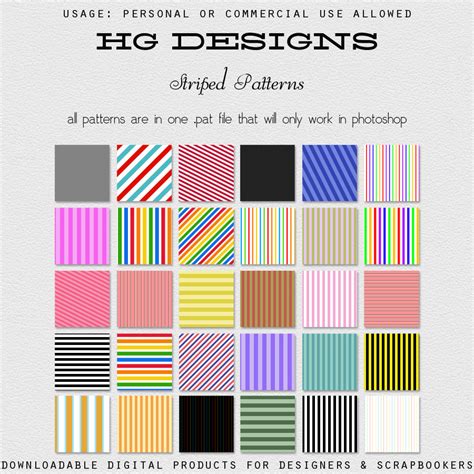 Striped Patterns by HGGraphicDesigns on DeviantArt