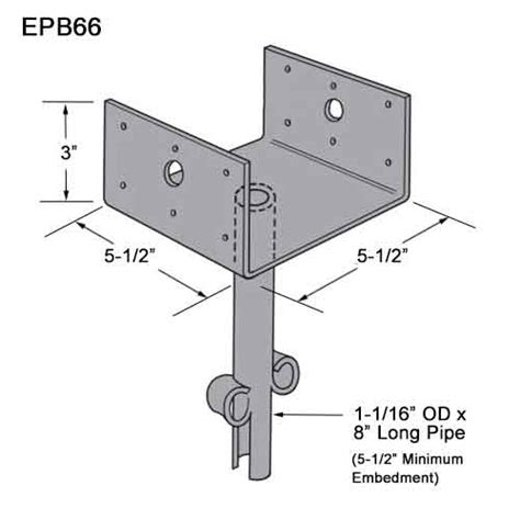 Strong Tie EPB66HDG - $100 (Stanwood,) Materials For Sale