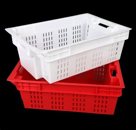 Strong Transfer Plastic Basket for Frozen and Chilled Meat