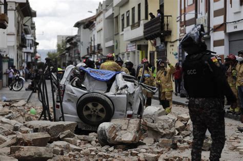 Strong earthquake kills at least 13 in Ecuador, 1 in Peru