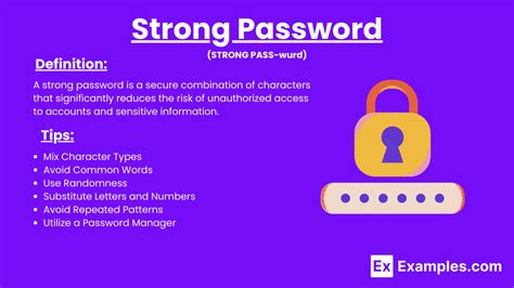 Strong password examples.  Follow along to learn how to create a stron...