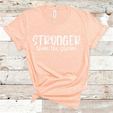 Stronger Than the Storm Shirt Strong Women Shirt Funny - Etsy