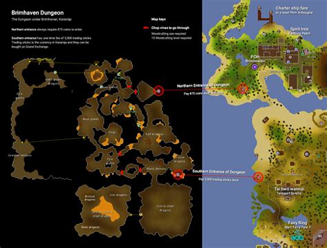 Brimhaven Dungeon: 86: 5: Maplink: Stronghold Slayer Dungeon: 86: 12: Maplink: Deep Wilderness Dungeon: 86: 5: Maplink: Catacombs of Kourend: 104, 109: 12: Maplink: …. 