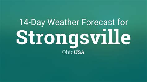 Strongsville, OH Weather Forecast and Conditions - The …