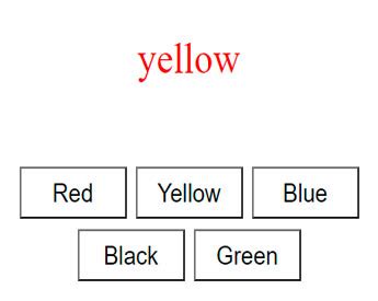 Stroop Test Online Version
