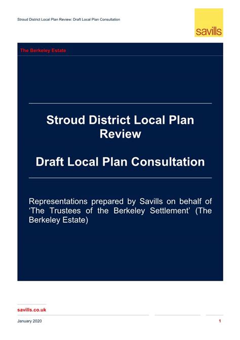 Stroud Local Plan Review Regulation 19 - Stroud District