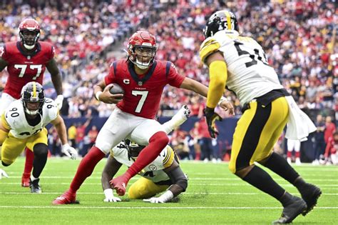 Stroud throws for 306 yards, two TDs to lead Texans over Steelers 30-6; Pickett leaves with injury
