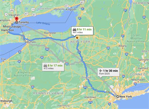 Stroudsburg to New York, NY - 3 ways to travel via bus