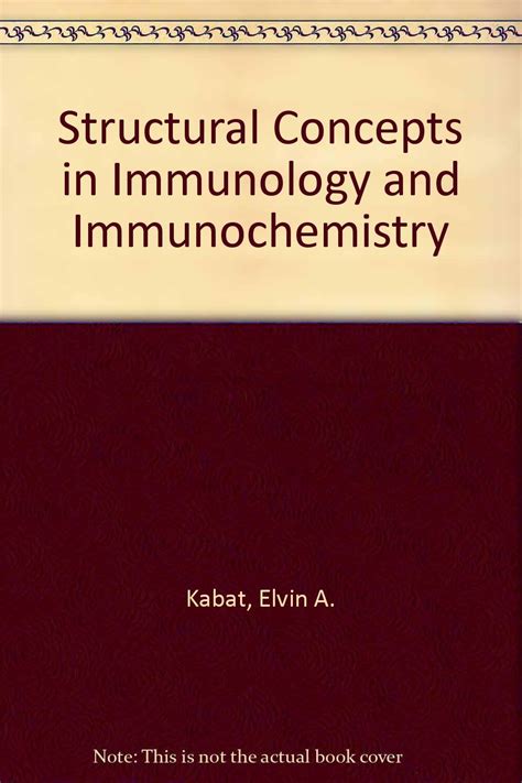 Structural Concepts In Immunology And Immunochemistry