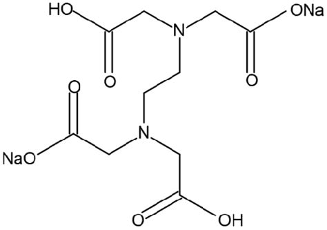 Structural Formula Of Disodium Edetate Download Scientific Diagram