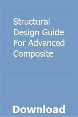 Structural design guide for advanced composite. - Guida tutorial su autocad 2015 risposte al capitolo.