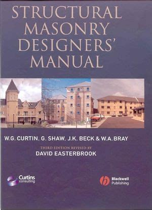 Structural masonry designers manual 3rd edition. - Ford mondeo user manual 2 2 tdci.