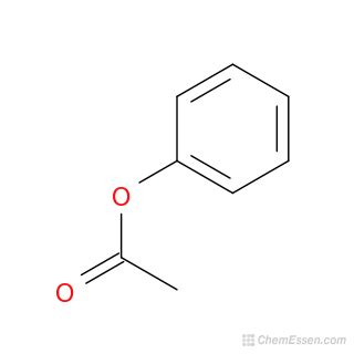 Structure of PHENYL ACETATE (C8H8O2) - Mol-Instincts