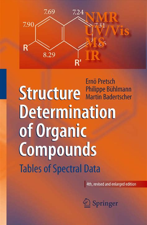 Full Download Structure Determination Of Organic Compounds Tables Of Spectral Data By Martin Badertscher