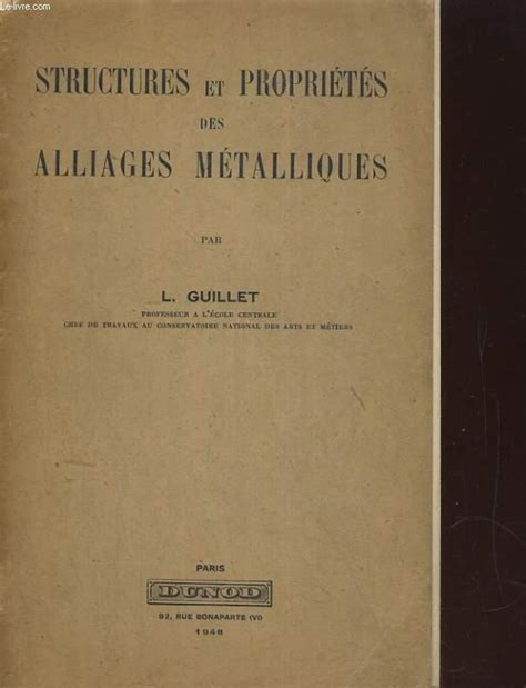 Structures et propriétés des alliages métalliques. - Manual de usuario de ford trail blazer.