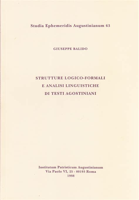 Strutture logico formali e analisi linguistiche di testi agostiniani. - Fuel cell technology handbook by gregor hoogers.