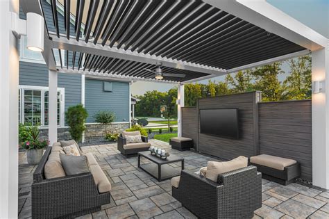 Struxure pergola. A Struxure Pergola Cost is broken down below: A 12x16 Struxure Pergola cost is approximately: $45,000. The per square foot cost (with installation) is approximately: $198 per square foot. Material Costs is: $38,000. Installation Costs: $7000. These costs can vary depending on your location and the outdoor living space you hope to install in. 