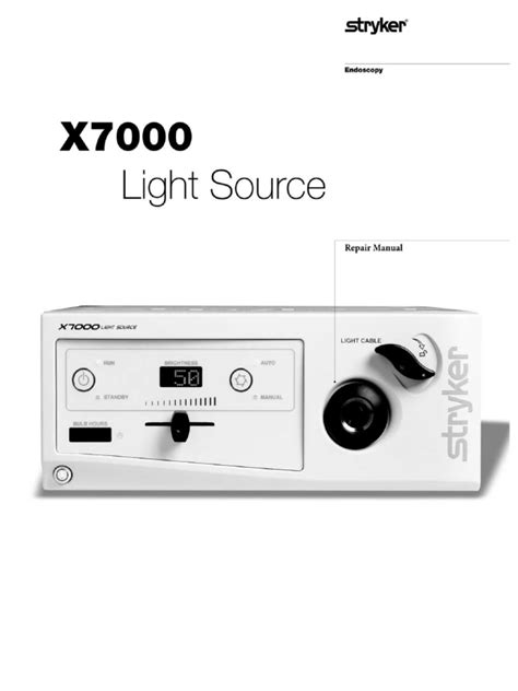 Stryker light source x7000 service manual. - Bosch washing machine service manual 1600.