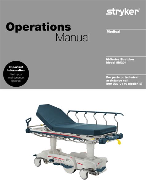 Stryker stretcher model 1001 parts manual. - Free nokia 1112 manual handout download.