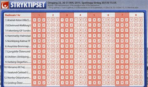 Stryktipset 64 rader