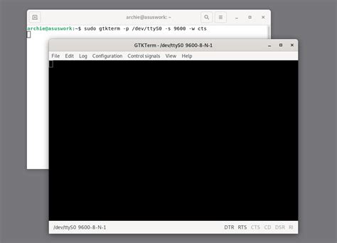 Stty linux serial port.  The first two look like they do exactly what you want.  Instead use...