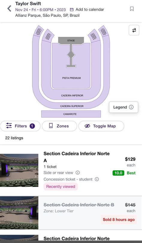 Stubhub eras tour. StubHub is the world's top destination for ticket buyers and resellers. Prices may be higher or lower than face value. ... 14,576 people viewed The Eras Tour events ... 