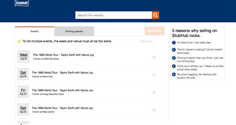 Stubhub service fee. The Service Fees include any applicable sales, use, excise, value added, service and other indirect taxes. 8.2. You agree that we are not responsible in any way for the accuracy or suitability of any payment of taxes to any entity on your behalf, except where we are required by law to calculate, collect, and remit sales tax on your sales. 