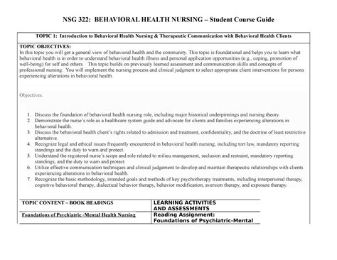 Student Course Guide Topic 1 NRS104 Pima Studocu