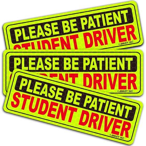 Student Driver Signs