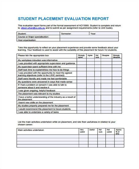 Student Evaluation Sample How to create a Student Evaluation Sample