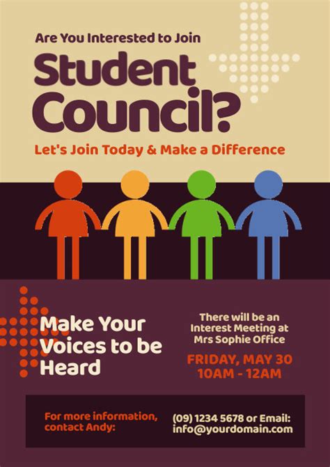 Student Government Flyer Template