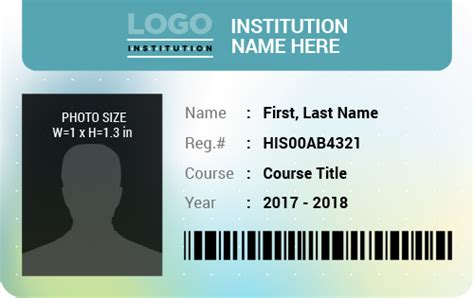Student ID Card Templates for MS Word Word & Excel Templates