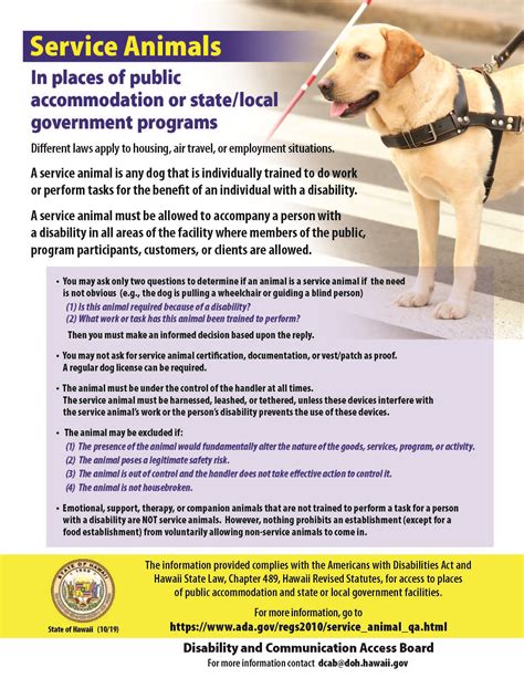 Student Service Animal Policy - Conestoga C