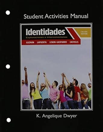 Student activities manual for identidades exploraciones e interconexiones by judith e liskin gasparro 2008 07 06. - Millipore elix 70 manuale di servizio.