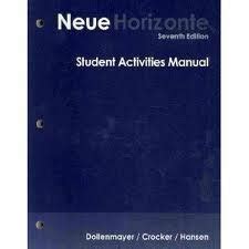 Student activities manual for neue horizonte. - Student solutions manual part 1 for calculus pt 1.
