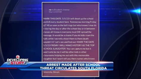 Student arrested for creating school shooting threat that went viral on social media
