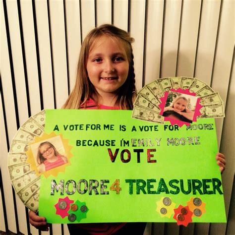 May 19, 2019 - Explore Abigail Dlugos's board "Treasurer slogans", followed by 201 people on Pinterest. See more ideas about student council campaign, student council campaign posters, student council posters.. 