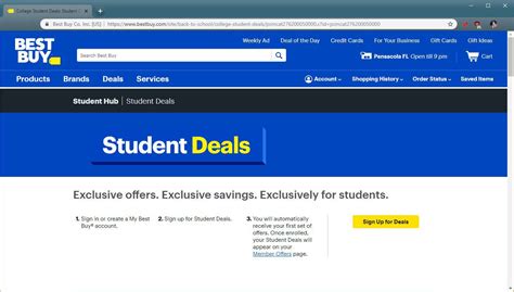 Student deals best buy. As a student, you may be looking for ways to save money on the expensive technology products you need for school. Luckily, Apple offers special discounts and deals exclusively for ... 