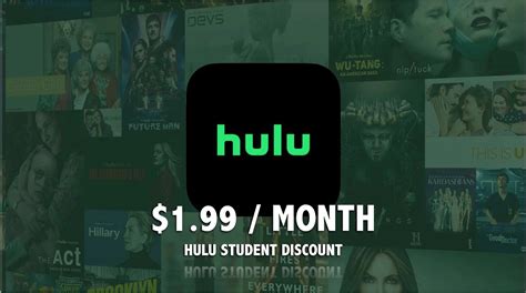 Student discount hulu. 5 days ago · Hulu Deal for Students - Get Hulu (With Ads) for $1.99/Month. 4. $1.99. See on Hulu. If you're a student enrolled in a university (a U.S. Title IV accredited college or university, per Hulu's ... 