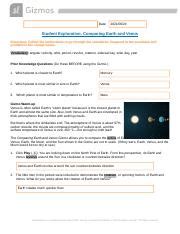 Student exploration comparing earth and venus guide. - We believe sadlier grade 6 online textbook.fb2.