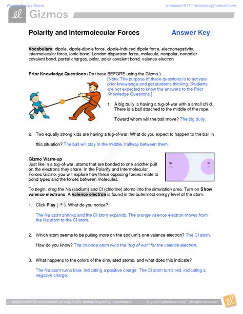 Student exploration polarity and intermolecular forces answer key.  Jan 14...