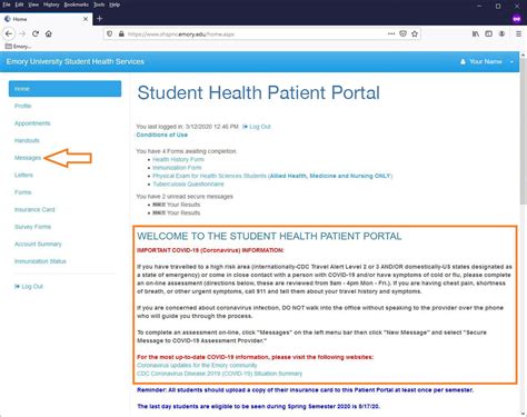 Student health emory portal. Emory University Student Health Services (EUSHS) provides outpatient care for enrolled Emory students with a valid Emory ID card. International student's spouses, Domestic Partners and unmarried children over 18 years of age are also eligible for primary medical care if they are currently enrolled in the Emory/Aetna Student Health Insurance Plan. 
