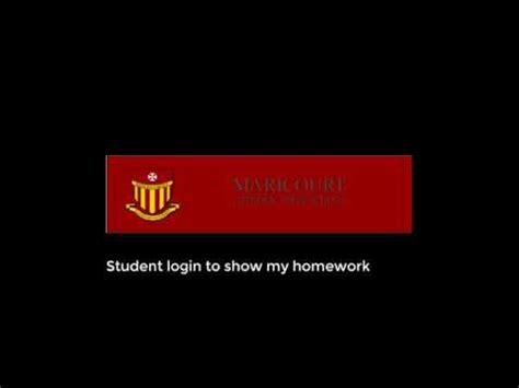 Student login to SMHW with audio YouTube