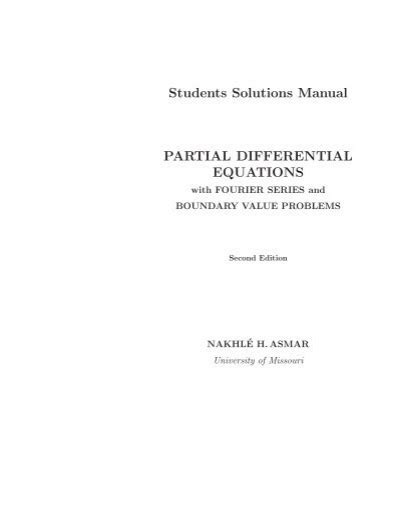 Student manual partial differential tyn myint. - 2015 volkswagen jetta manual del propietario.