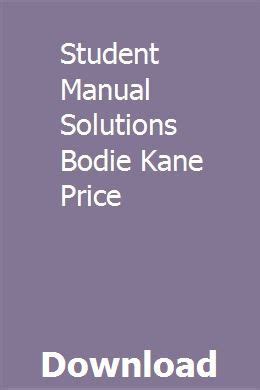 Student manual solutions bodie kane price. - Scsi driver porting guide hp 9000 series 800 computers.