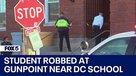 Student robbed at gunpoint outside DC high school